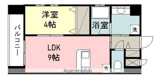 QUINZE LIEU(1LDK/5階)の間取り写真