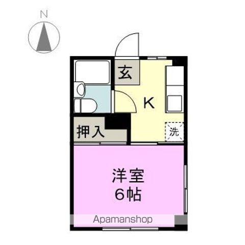 アルテナ(1K/3階)の間取り写真