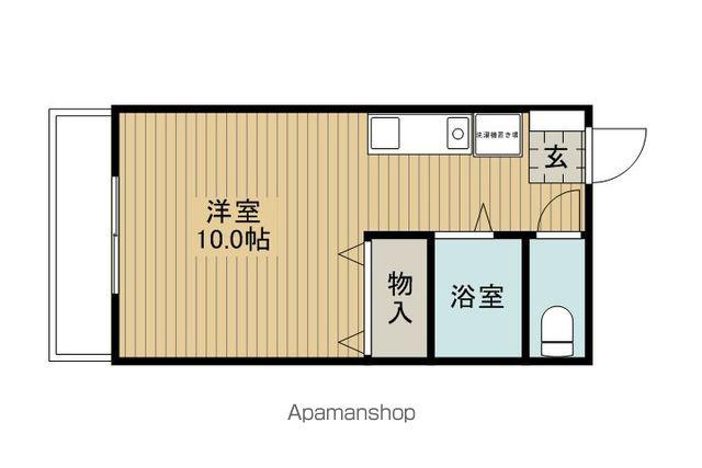 コットンヒルズ坂本(ワンルーム/2階)の間取り写真