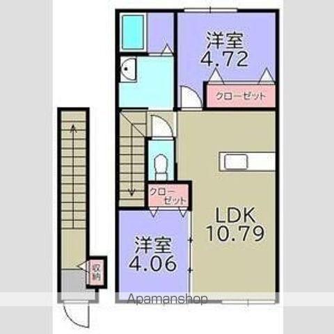 グッドライフステージ清水(2LDK/2階)の間取り写真