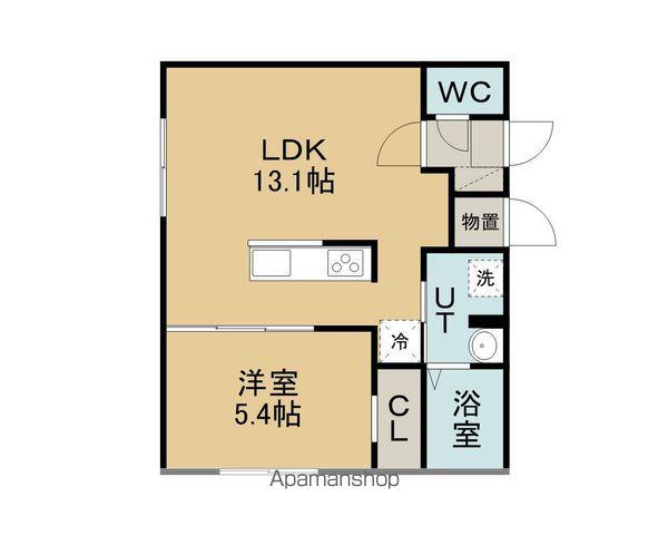 MARESSE KANTO(1LDK/2階)の間取り写真