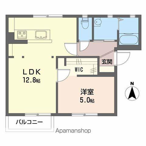 シャーメゾン大町A・B(1LDK/2階)の間取り写真