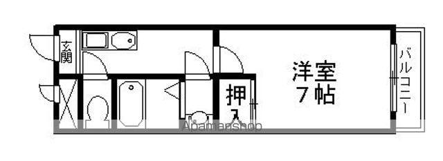 NASU32(1K/2階)の間取り写真