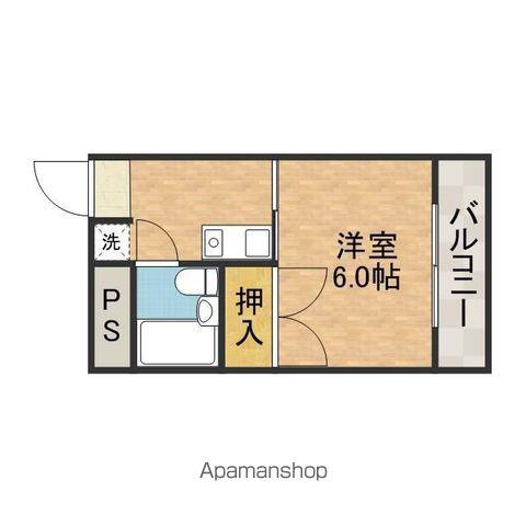 ASIX(1K/3階)の間取り写真