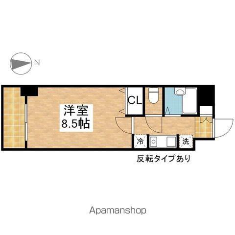 ウェステリア西大須(1K/11階)の間取り写真