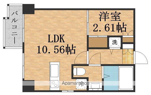 DREAMNEOPOLIS桜ノ宮(1LDK/4階)の間取り写真