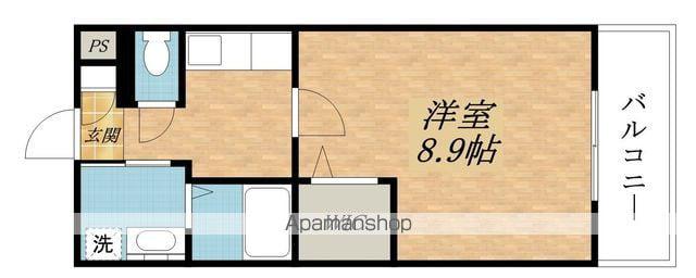 エステイト井上(1K/2階)の間取り写真