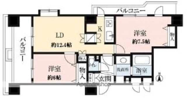 ドゥーエ練馬 4階階 間取り