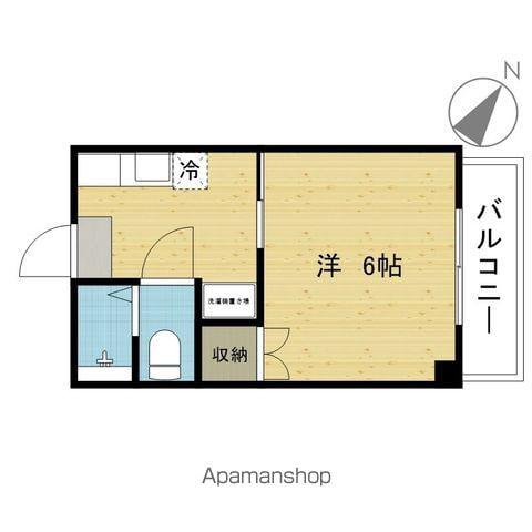 PBOX ビルディング(1K/3階)の間取り写真