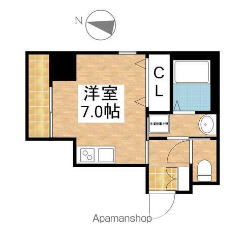 ラ・ルーシュ泉(ワンルーム/9階)の間取り写真