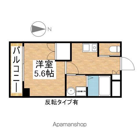 エンゼル栄(1K/4階)の間取り写真