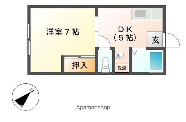 アーバンつくば32号館(1DK/1階)の間取り写真