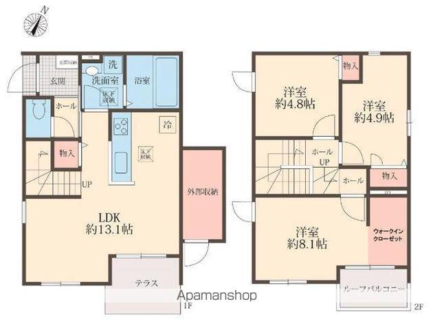 美園ミノリエ(3LDK)の間取り写真
