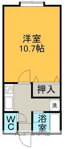 メゾンオピスⅢ(1K/1階)の間取り写真