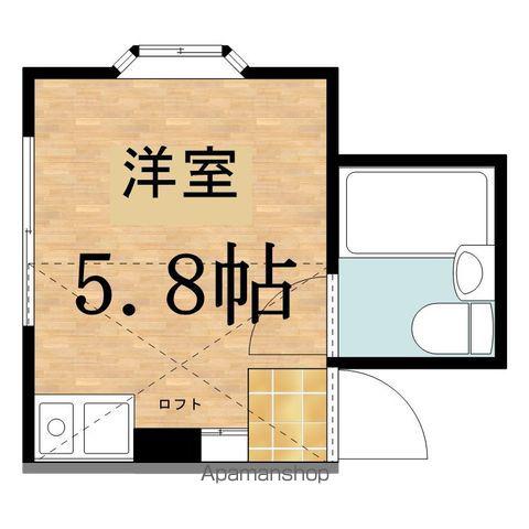 サンラザール長沼(ワンルーム/2階)の間取り写真