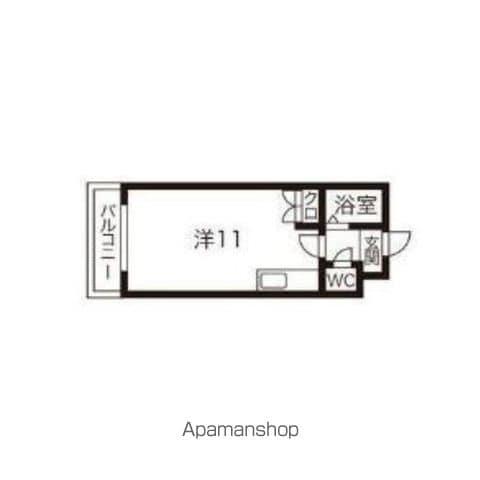 キャンパスビレッジ(ワンルーム/4階)の間取り写真