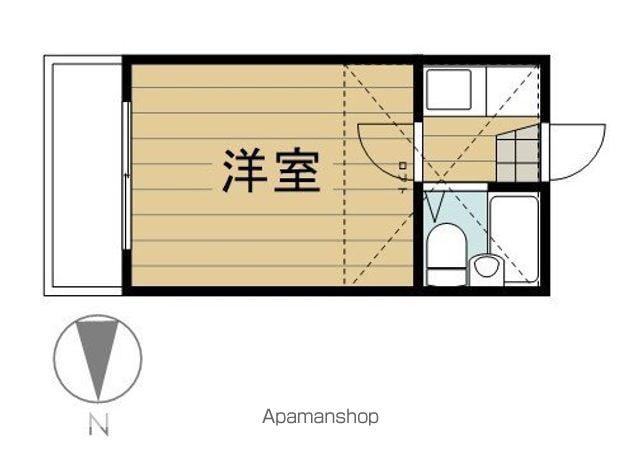 セドルパークヴィラ(1K/2階)の間取り写真