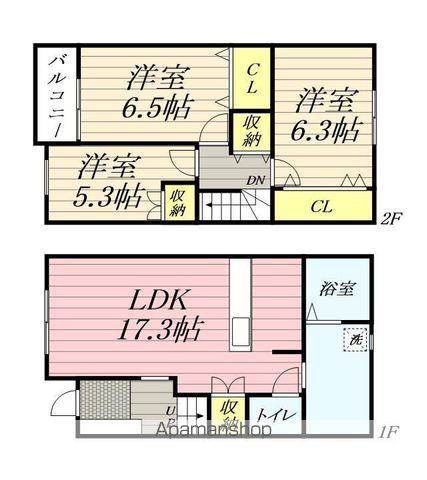 リベルテ(3LDK)の間取り写真