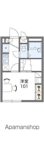 レオパレスラプランタンⅡ(1K/2階)の間取り写真