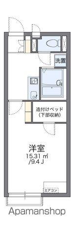 レオネクスト松風(1K/2階)の間取り写真