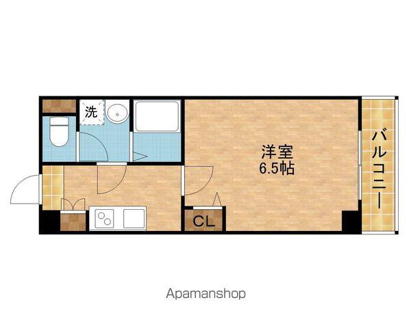 グランピア関目(1K/8階)の間取り写真