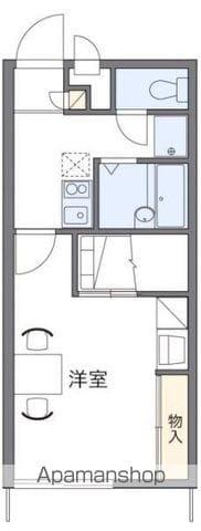 レオパレス由良(1K/2階)の間取り写真