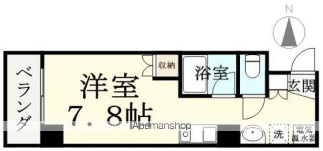 スプレモ.メゾンD(ワンルーム/5階)の間取り写真