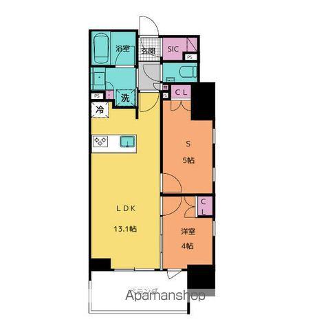 GRAN PASEO名古屋伏見(2LDK/3階)の間取り写真