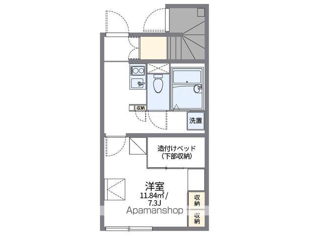 レオパレスとよさと(1K/1階)の間取り写真