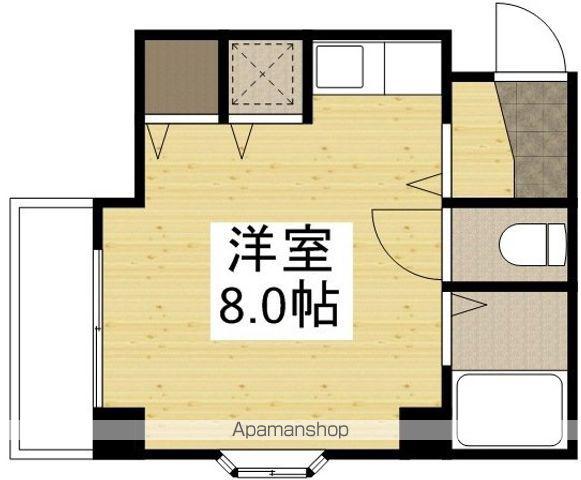 コスモクイーン鹿田(ワンルーム/3階)の間取り写真