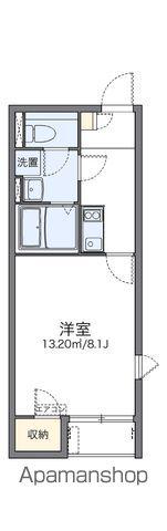 レオネクスト九都(1K/2階)の間取り写真