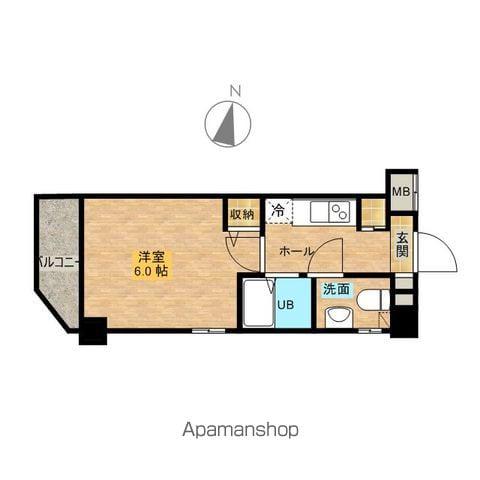 レジディア中村橋(1K/4階)の間取り写真