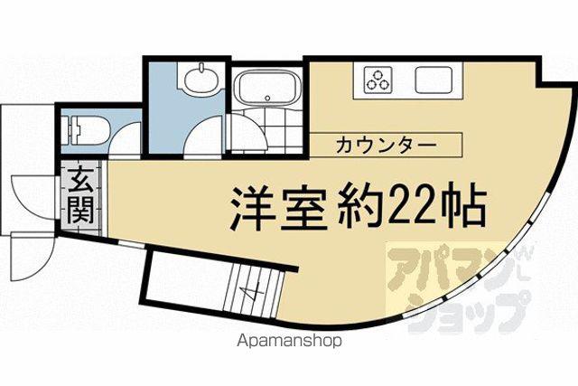 THEHOME(ワンルーム/3階)の間取り写真