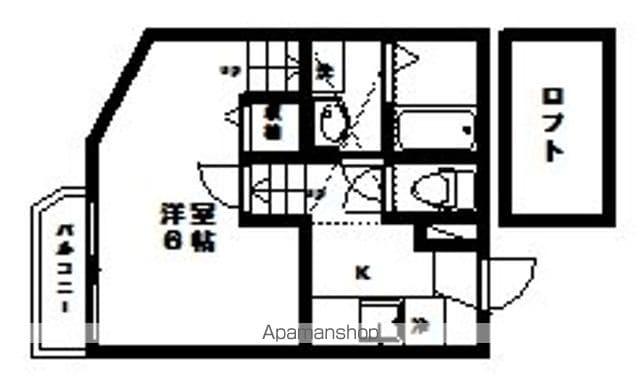 GROOM-1ST(1K/1階)の間取り写真