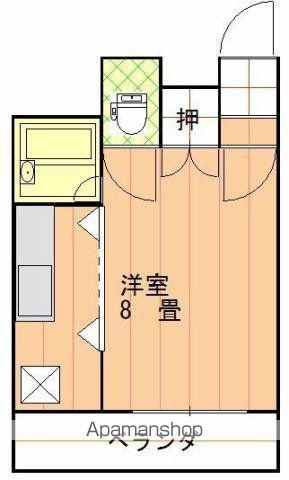リオンドール(ワンルーム/6階)の間取り写真