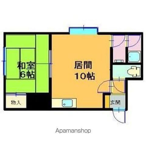 月寒ハニーグリーン(1LDK/3階)の間取り写真