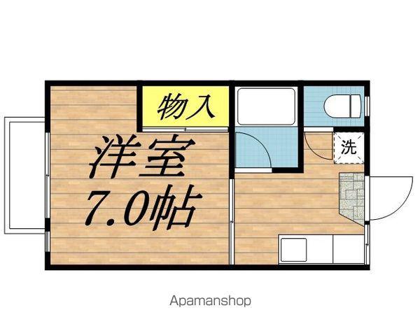 セントラルコーポ K(1K/2階)の間取り写真