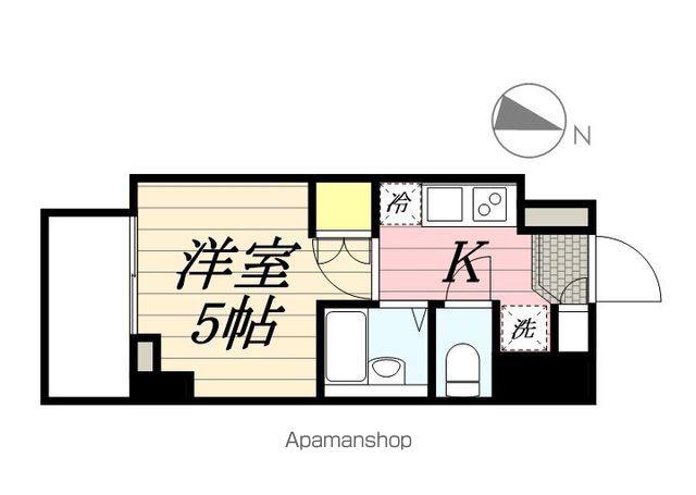 エステムコート松戸(1K/3階)の間取り写真