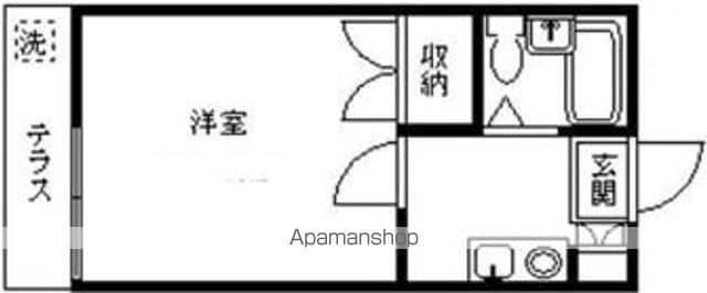 ライフピアM&N(1K/1階)の間取り写真