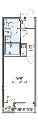 レオネクストブランドール(1K/1階)の間取り写真