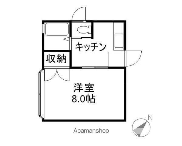 エクセレント淀川(1K/2階)の間取り写真