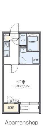 レオネクストTSUBAKI(1K/2階)の間取り写真