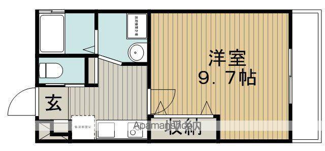 COL DE TONEYAMA(1K/2階)の間取り写真