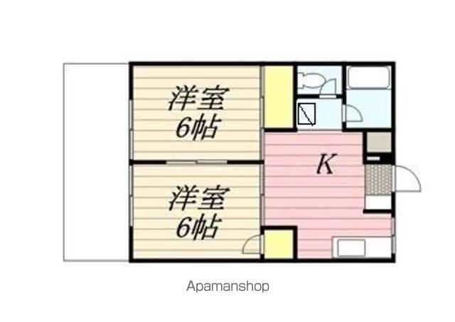 レピュート平田(2K/2階)の間取り写真