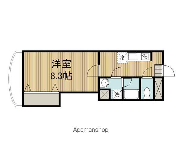 ガーデン・ハイム樗2番館(1K/2階)の間取り写真