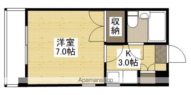 第2古田ビル(1K/3階)の間取り写真