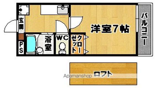 ABBEYROAD(1K/2階)の間取り写真