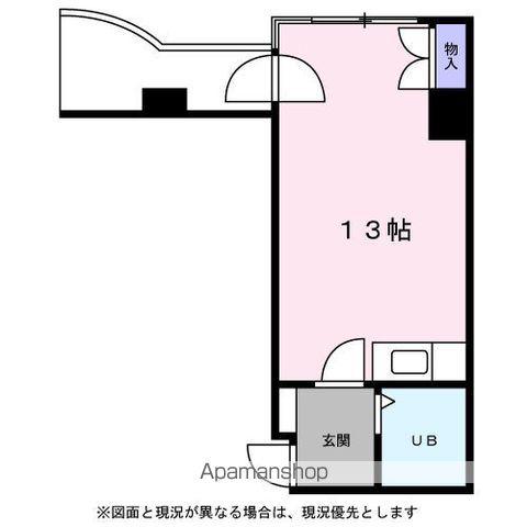 サウスフォーⅡ(ワンルーム/8階)の間取り写真