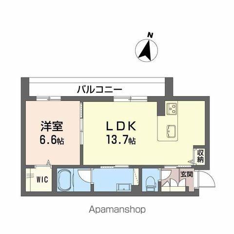 サン ウィステリア(1LDK/2階)の間取り写真