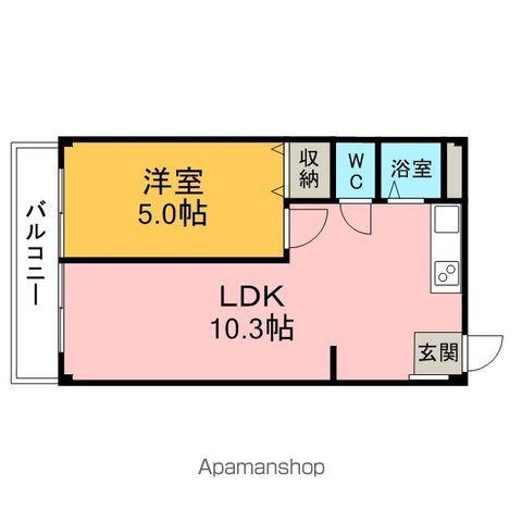 アールイーステージ刈谷(1LDK/1階)の間取り写真